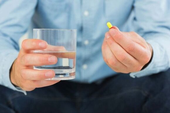 taking pills for arterial hypertension